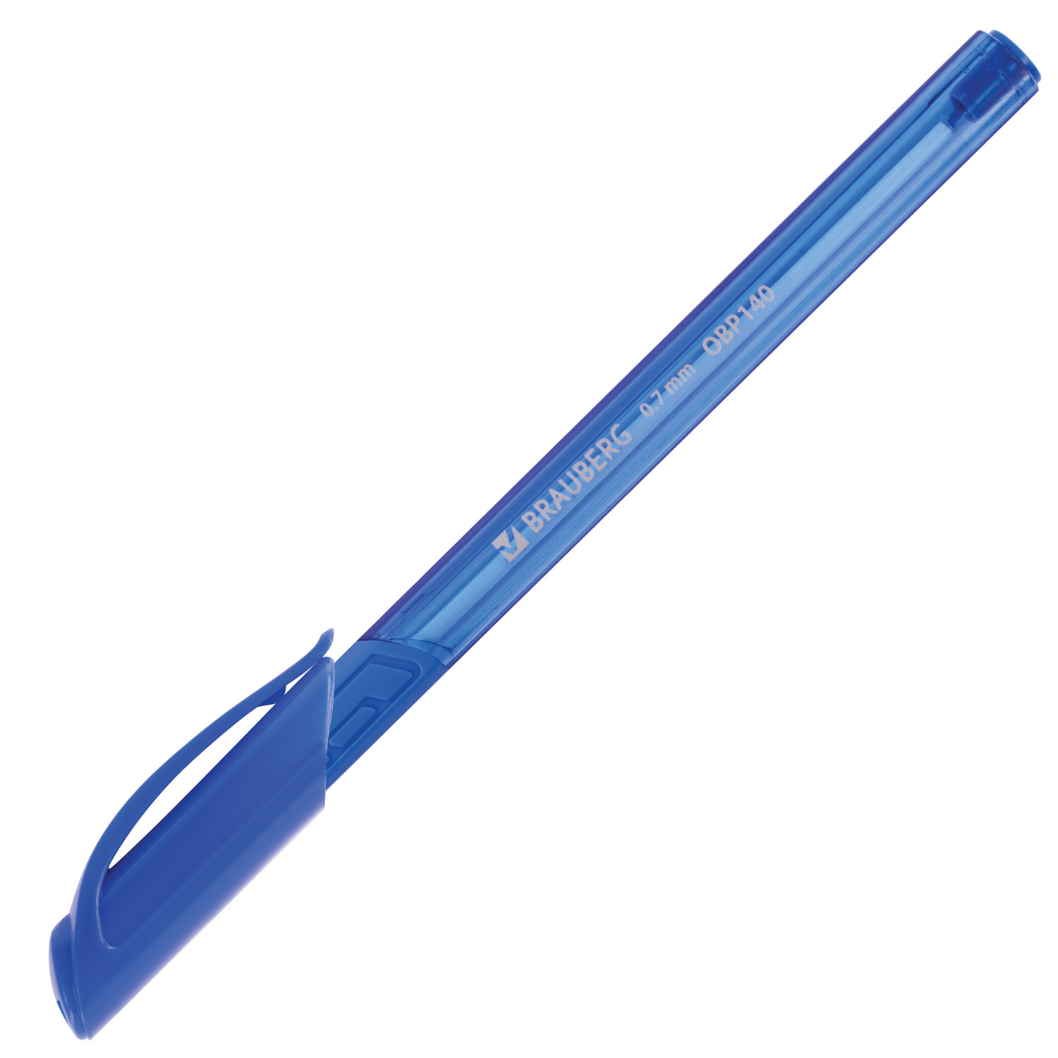 Ручка шариковая масляная BRAUBERG "Extra Glide GT Tone", СИНЯЯ, узел 0,7 мм, линия письма 0,35 мм