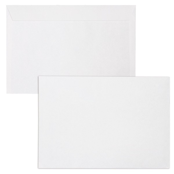 Конверт С4, ВНУТРЕННЯЯ ЗАПЕЧАТКА, отрывная лента, 90 г/м2