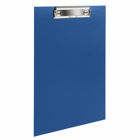 Доска-планшет ERICH KRAUSE "Standard" с прижимом А4 (227х315 мм), картон/бумвинил, СИНЯЯ, 755