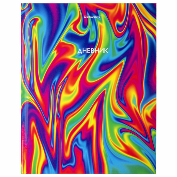 Дневник 1-11 класс 40 л., твердый, BRAUBERG, глянцевая ламинация, "Bright"