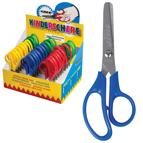 Ножницы LACO (Германия) закругленные детские, ассорти, S808 Ножницы LACO (Германия) закругленные детские, ассорти, S808