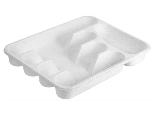 Лоток-вкладыш д/стол.приб.мраморн.М1140(пластик)