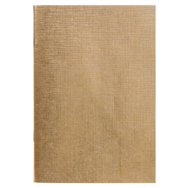 Тетрадь бумвинил А4 48л. клетка HATBER, скоба, офсет, ЗОЛОТО Metallic, 48Т4бвВ3