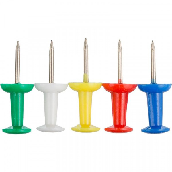 Кнопки силовые, 50 штук в пластиковой коробочке