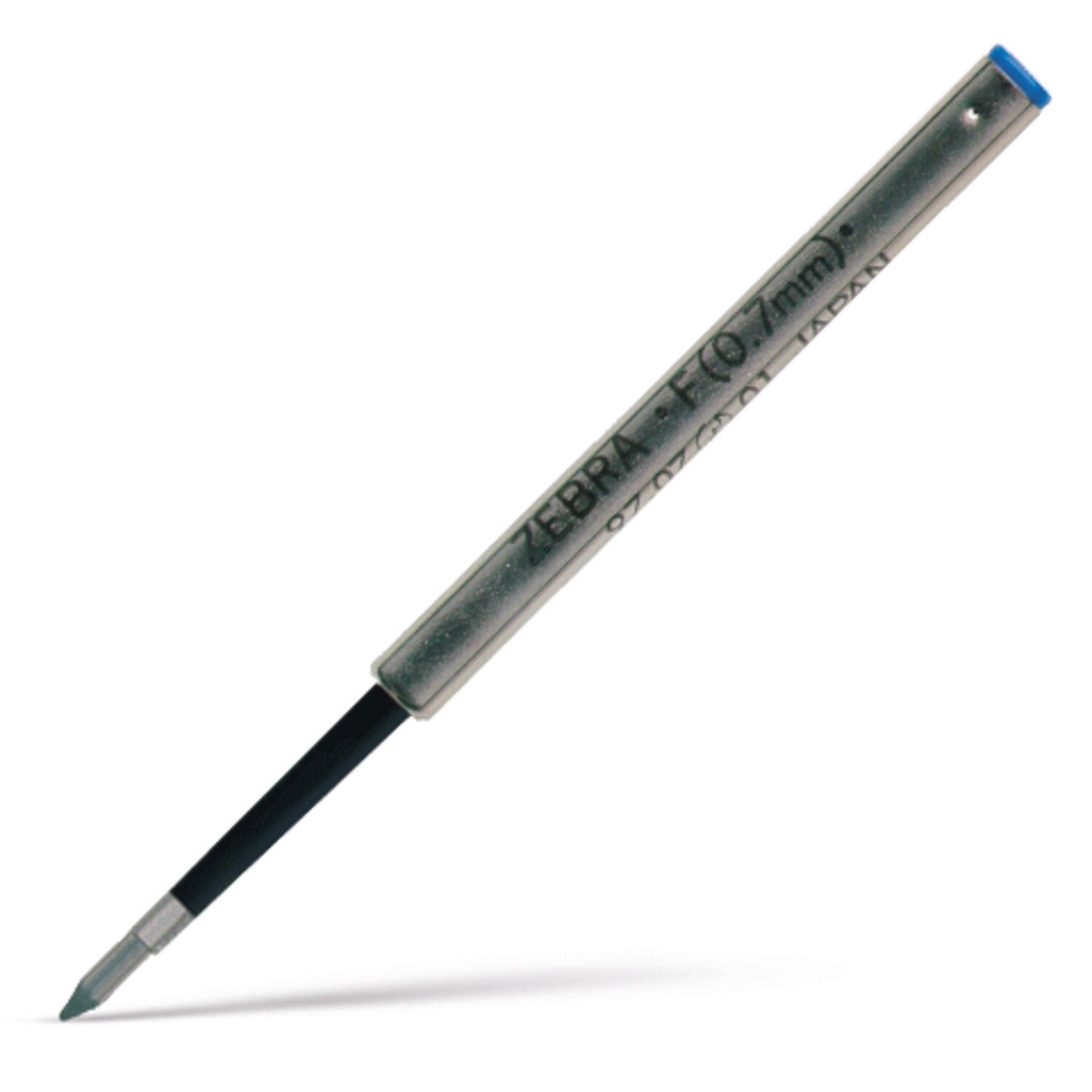 Стержень шариковый ZEBRA "F" 88мм, д/ручки(141487-141490), евронак. 0,7мм, синий, BR-1B-F-BL