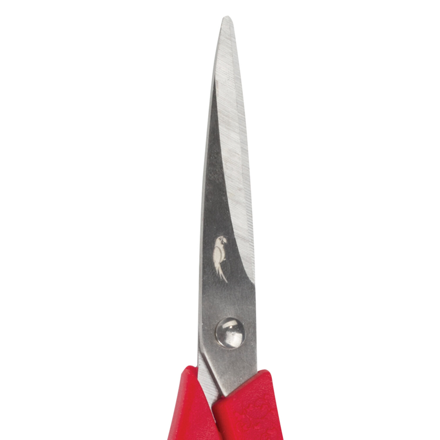 Ножницы для хобби и рукоделия ОСТРОВ СОКРОВИЩ 140 мм, 3-х сторонняя заточка, красно-черные, 237105