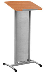 Трибуна модель № 2, 550*470*1185мм, дуб сонома, м/к серый