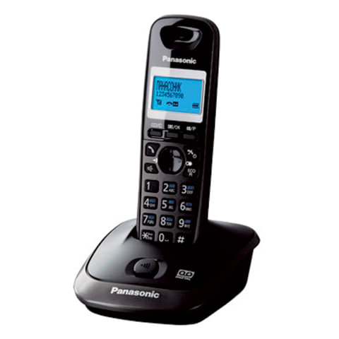 Радиотелефон PANASONIC KX-TG2521RUT, пам 50ном АОН повтор, а/ответ (радиус 10-100м), цв титан
