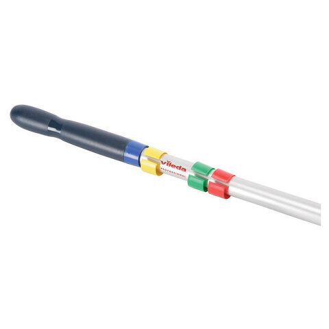 Черенок для уборочного инвентаря 145 см, без резьбы ТИП B (d - 2,5 см), алюмин, VILEDA "Эрго" 51040