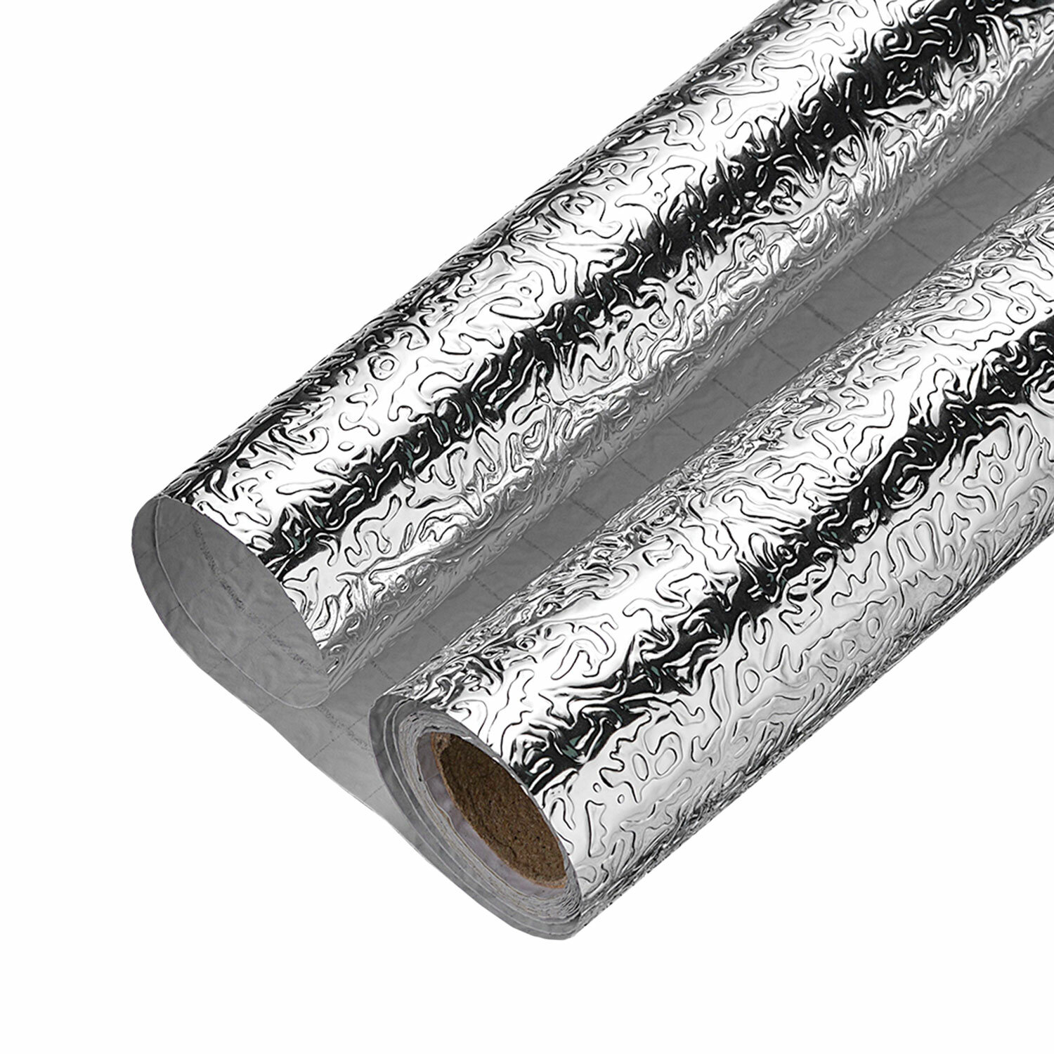 Самоклеящаяся пленка, алюминиевая фольга защитная для кухни/дома, 0,6х3 м, серебро, узор, DASWERK, 6