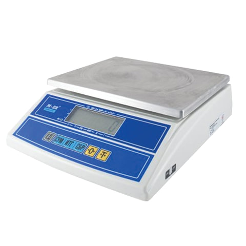 Весы фасовочные MERCURY M-ER 326FL-6.1 LCD (0,04-6кг), дискретность 1г, платформа 280x235мм, без сто