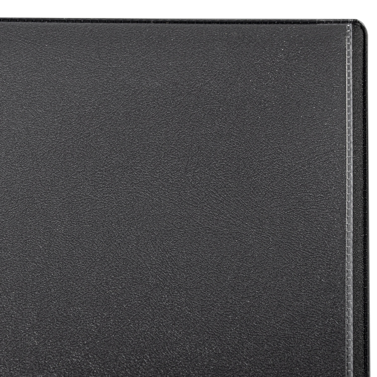 Коврик-подкладка настольный для письма BRAUBERG, 450х650 мм, с прозрачным карманом, черный, 236775