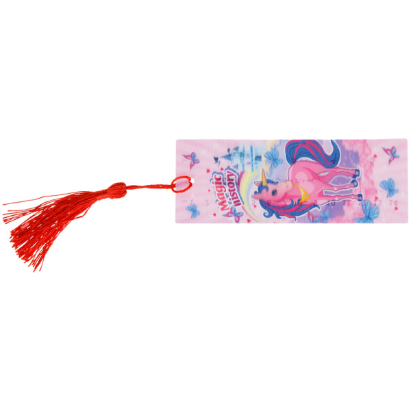 Закладка для книг 3D с линейкой, 150*55мм, ArtSpace "Magic", декоративный шнурок 3D_37492