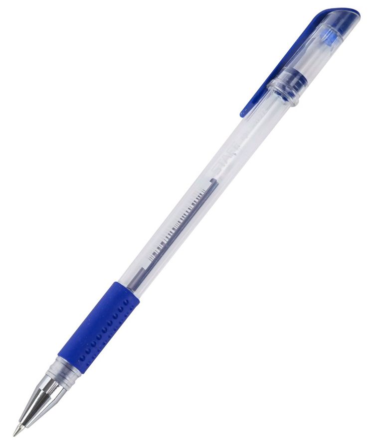 Ручка гелевая с рез.упором, 0,5мм, синяя ,SPONSOR