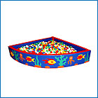 Сухой бассейн угловой R150*40