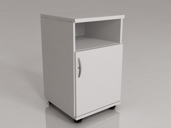 Тумба прикроватная ТП 1/01 на колесах (ниша, дверь). Размеры: 450*450*700мм