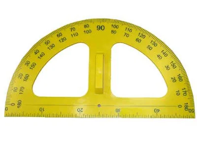 Транспортир классный пластмассовый, 6320