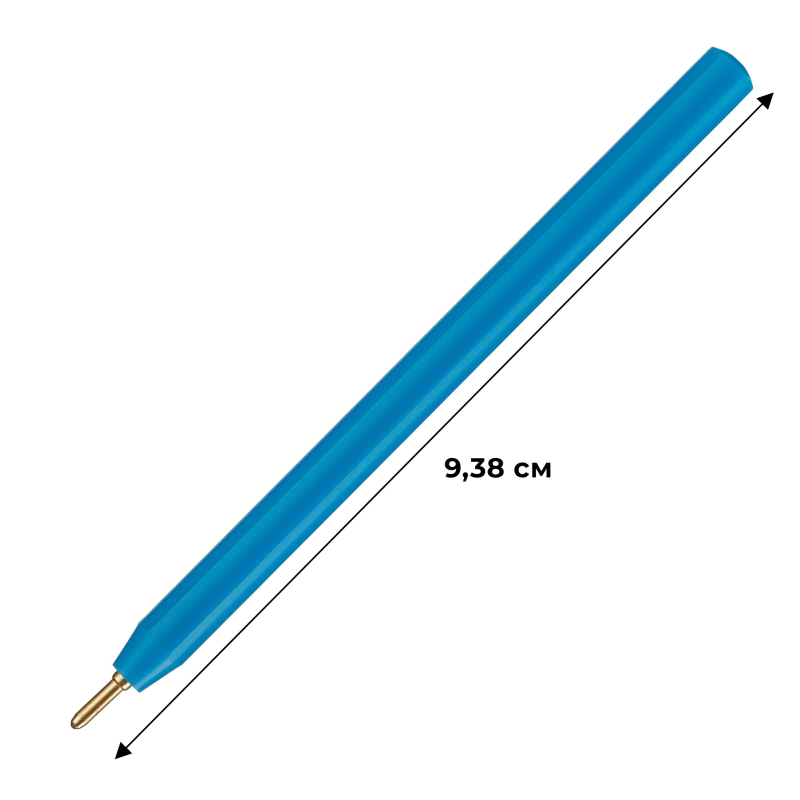 Ручка шариковая неавтоматическая Wenao синяя, линия письма 0,7 мм
