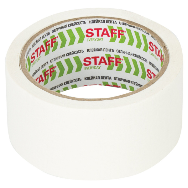 Клейкая лента малярная STAFF 48мм*20м, креппированная 