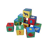 Кубики-малыш "животные" 25*25, 9 шт.