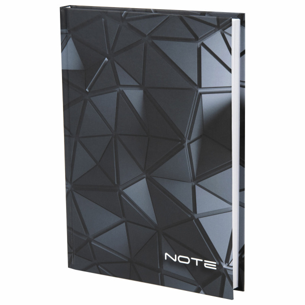 Ежедневник недатированный А5 (145х215мм) STAFF"3D Triangles", ламинированная обложка, 128л.