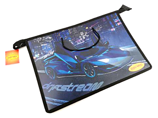 Папка школьная с ручками А4, ручки-шнурок 335/235/55 ТМ "Лимпопо" "DRIFSTREAM" арт. LPR0435