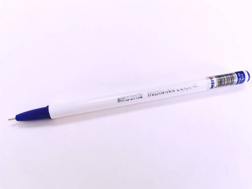 Ручка шариковая, индийская, ТМ "BIKSON" серия "INDIA-NA COLOR", синие чернила арт. IND0006