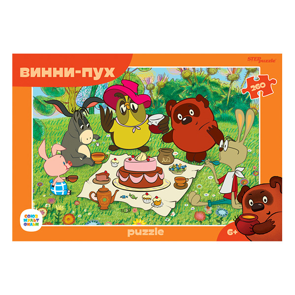 74070 Пазлы 260эл. "Винни Пух (new)" (С/м)