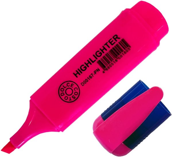 Текстовыделитель DOLCE COSTO (167) розовый 5мм