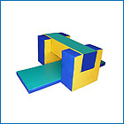 Комплекс «Формула Е» Опора (60х50х30) - 2 шт., брус (120х30х30) – 1 шт., мат (180х60х7) – 1 шт.