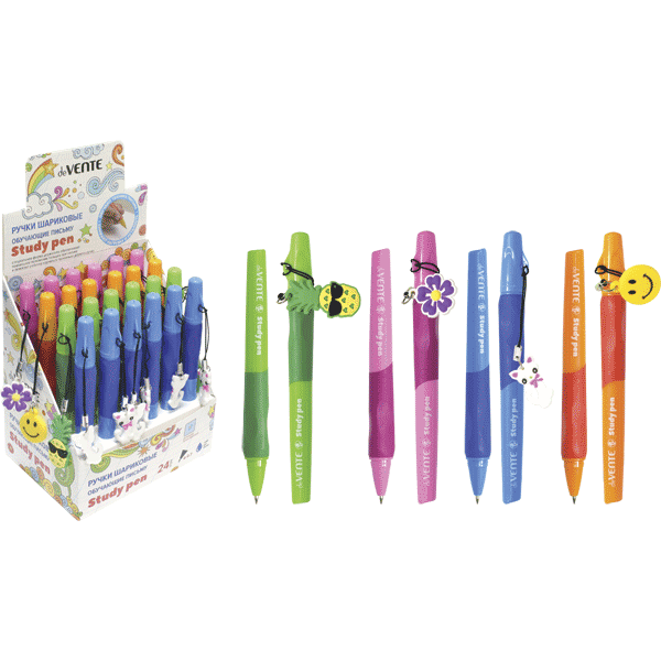 Ручка шариковая deVente Study Pen синяя 0,7мм, для правшей 5073877