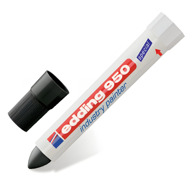 Маркер-паста для промышленной графики EDDING 4мм, черный, Е-950/1