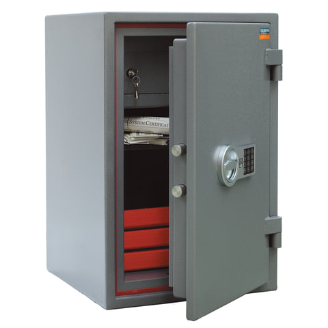 Сейф огне-взломостойкий VALBERG "Гарант-67Т EL", 670х440х440 мм, 99 кг, эл. замок, трейзер,кр.к полу