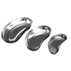 Лоток медицинский почкообразный средний (метал.) 200*120*30 мм.