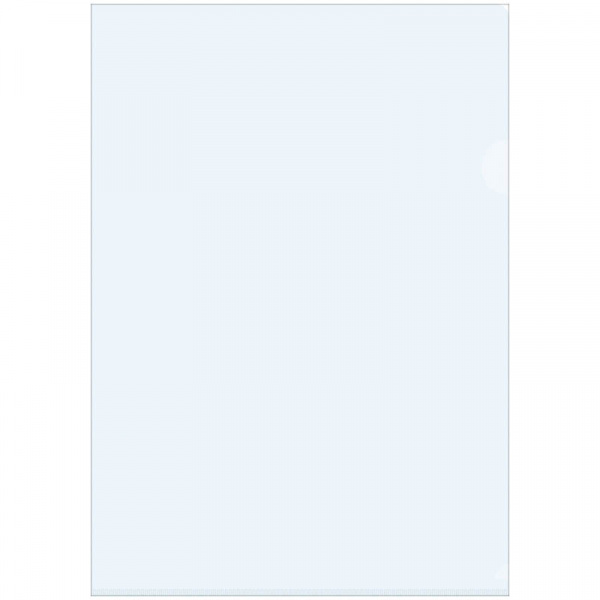 Папка-уголок OfficeSpace, А4, 150мкм, прозрачная бесцветная