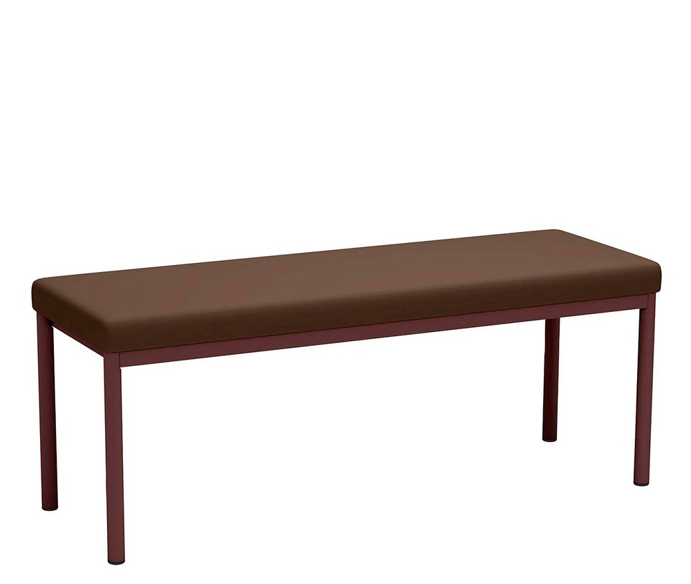 Банкетка  3х местная, мягкая(1120x380x420) кожзам кор, м/к коричневый, М264