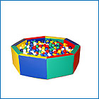 Сухой бассейн восьмигранник D200*50, ширина стенок 15см