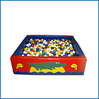 Сухой бассейн  квадратный 130*130*30