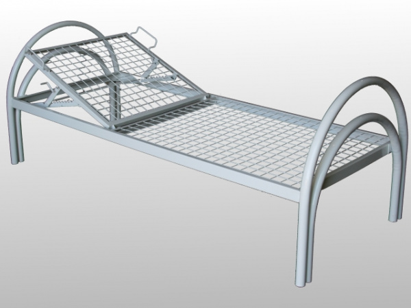 Кровать с подголовником МСК-132. Размеры: 2000*840*760мм
