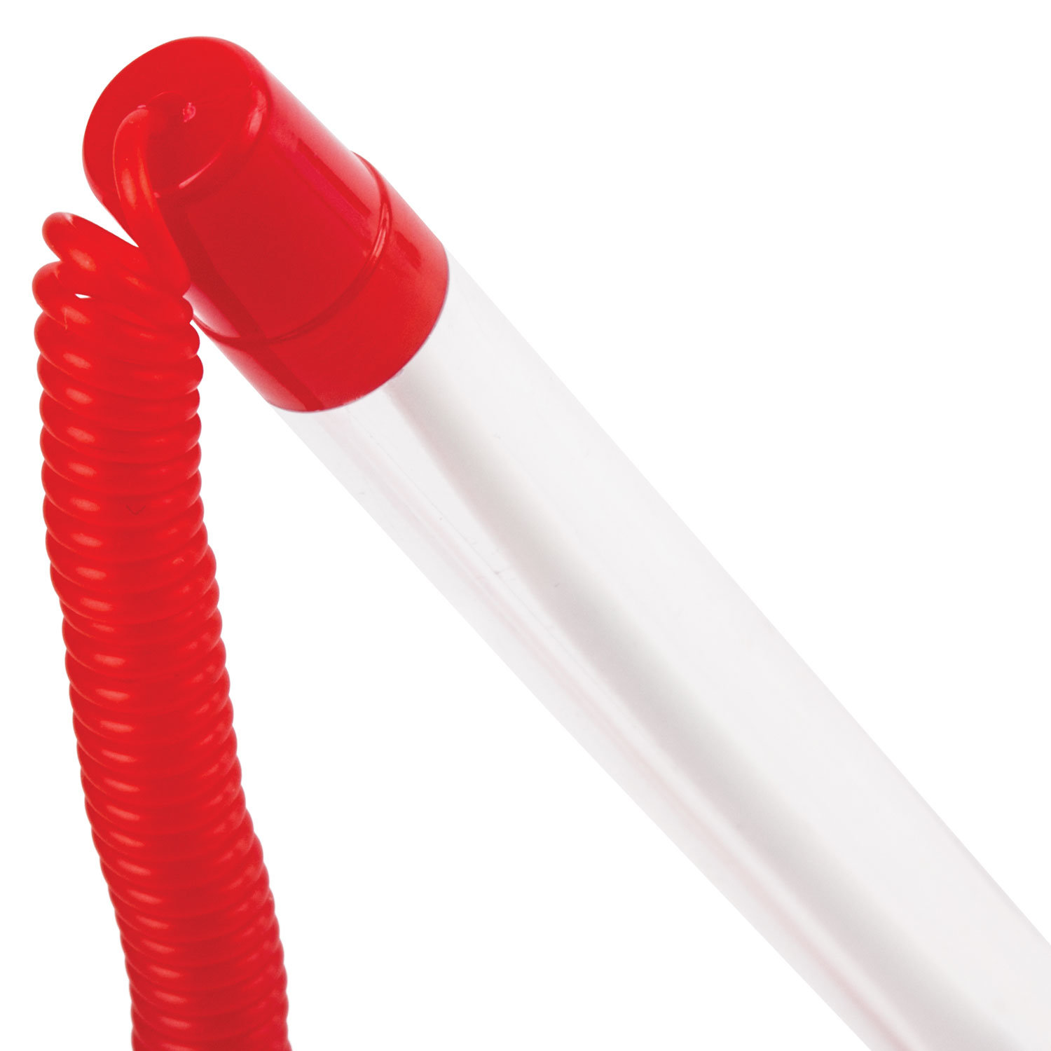 Ручка шариковая настольная BRAUBERG (БРАУБЕРГ) на пружинке, на подставке, корпус красный, синяя