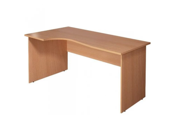 Стол криволинейный 1404х904(704)х756 левый, ((Дуб венге14))