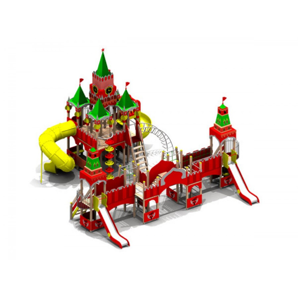 ДИК "Кремль" (6-12 лет) 10060х10660 мм, Н = 8160 мм, Н площадок = 1550 мм, 2050 мм