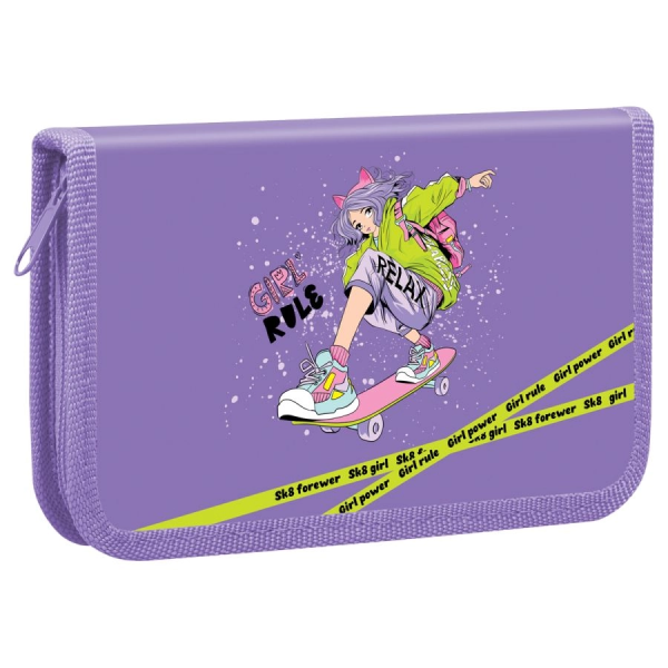 Пенал 1 отделение, 190*110 ArtSpace "City Girl", ткань