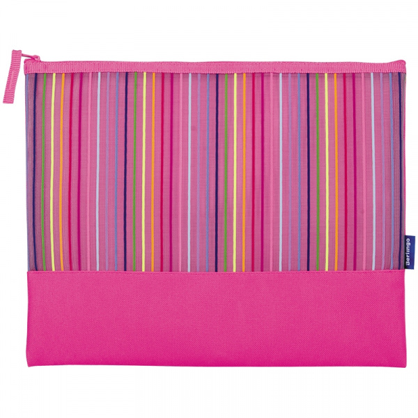 Папка для тетрадей 1 отделение, А4, Berlingo "Rainbow", ткань, на молнии PP06207