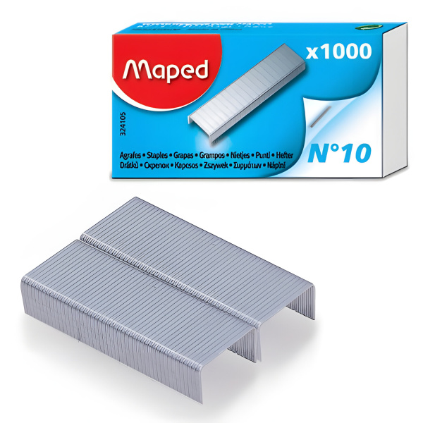 Скобы для степлера №10 MAPED (Франция) 1000 шт., 324105