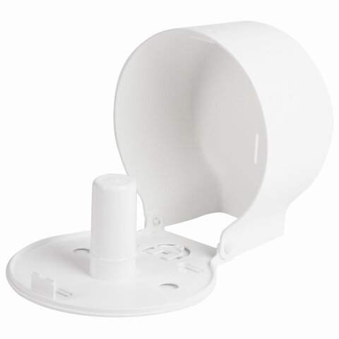 Диспенсер для туалетной бумаги LAIMA PROFESSIONAL ORIGINAL (Система T2), малый, белый, ABS-пластик, 