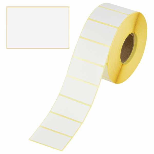 Этикетка ТермоЭко (47х26 мм), 2000 этикеток в ролике, светостойкость до 2 месяцев