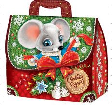 Новогодний подарок "Зимний бантик - 1"