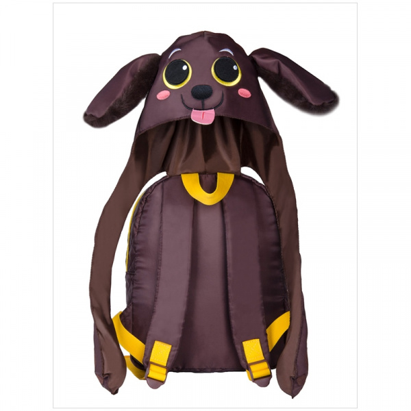 Рюкзак Berlingo Kids "Funny puppy" 29*23*9 см, 1 отделение, капюшон RU06006