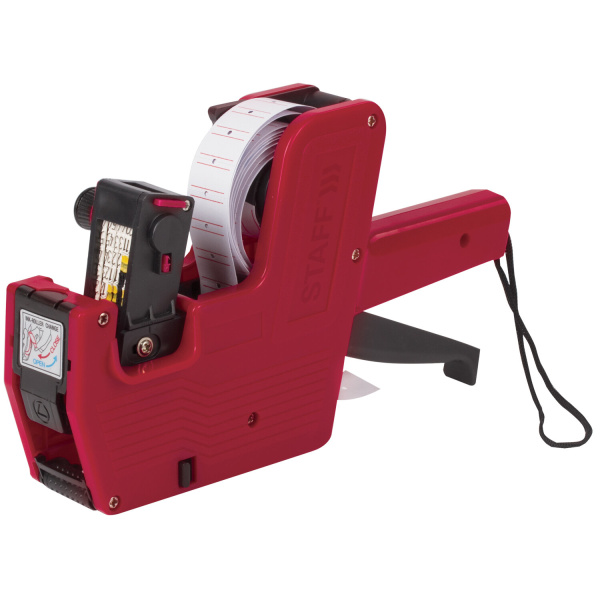 Этикет-пистолет 1-строчный, 8 символов, 21х12мм, (этикетка 123568-123568) STAFF EVERYDAY, 290830